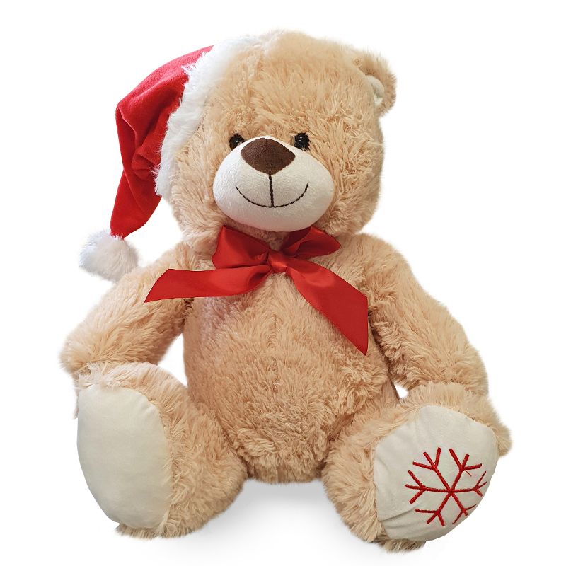 35cm Light Brown Christmas Bear