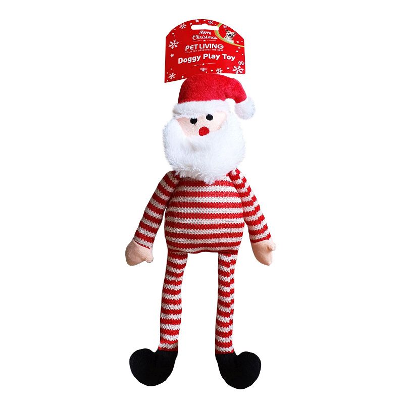 Santa Pyjama Character Honking Dog Toy