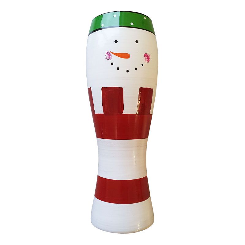 Snowman Christmas Beer Glass