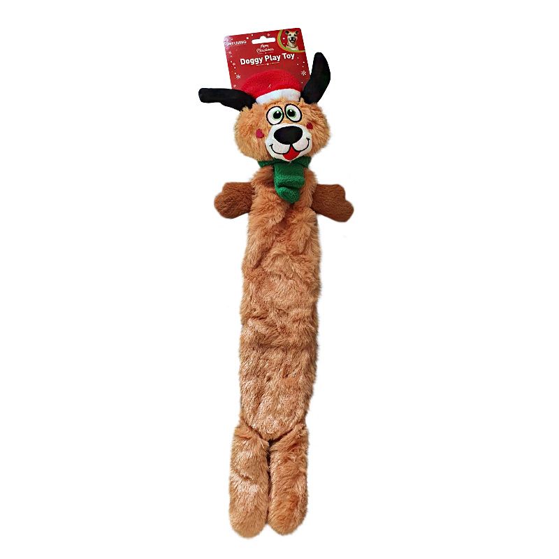Dog Christmas Crinkle Character Dog Toy