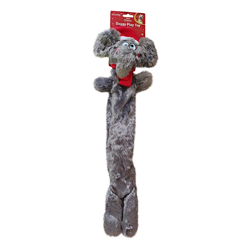 Elephant Christmas Crinkle Character Dog Toy