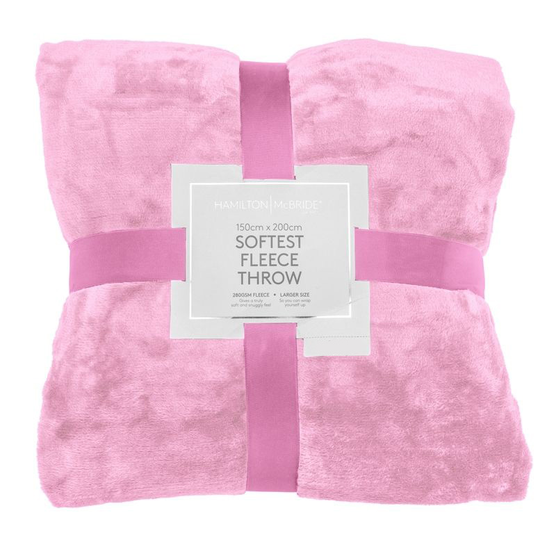 150x200 Pink Seriously Soft Throw