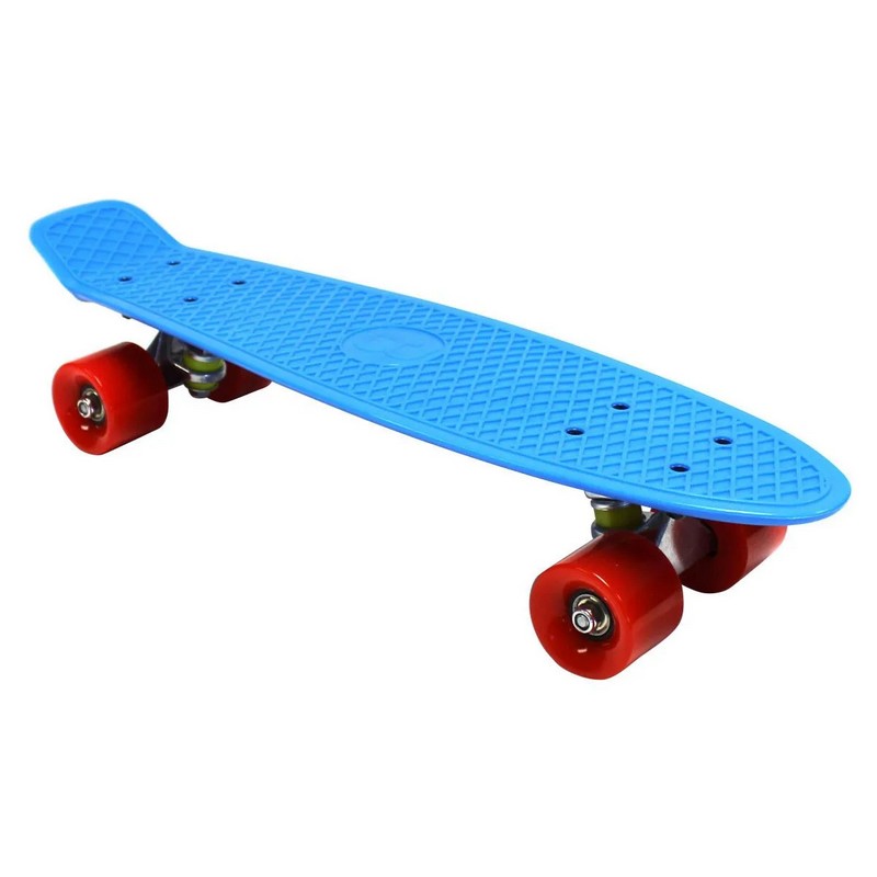 Wensum Retro Mini Skateboard Blue 22in