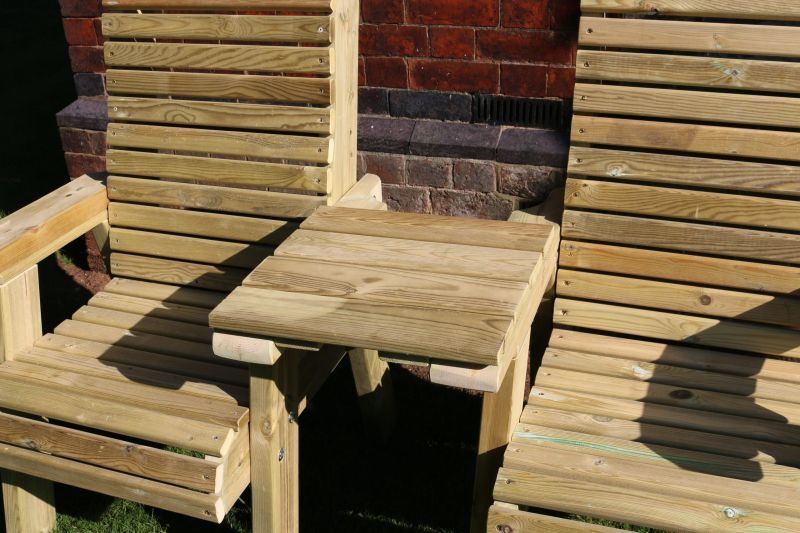 Essentials Garden Chair Connecting Table by Croft