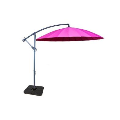 Shanghai Cantilever Garden Parasol By Royalcraft 3m Pink