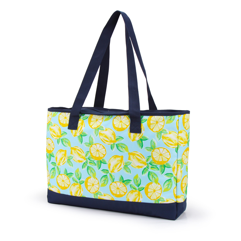 Lemon Print 20L Shopper Cooler Bag
