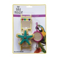 See more information about the The Bird House Multi Mirror Bird Toy Yellow