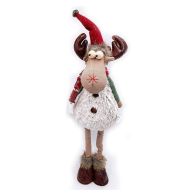 See more information about the Standing Reindeer Christmas Decoration 26 Inch - Green Arms