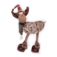 See more information about the Standing Reindeer Christmas Decoration 20 Inch - Green Scarf