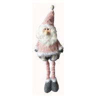 See more information about the Santa Christmas Decoration Pink & White - 100cm by Christmas Time