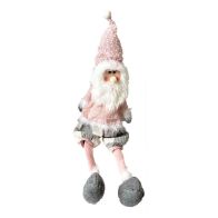 See more information about the Santa Christmas Decoration Pink & White - 75cm by Christmas Time
