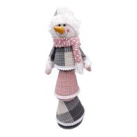 See more information about the Snowman Christmas Decoration Pink & White - 53cm by Christmas Time
