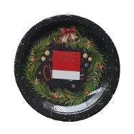 See more information about the Merry Christmas Wreath Small Paper Plates 15 Pack