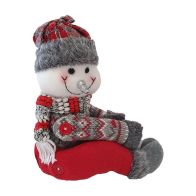 See more information about the Snowman Christmas Curtain Buckle 9 Inch