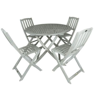 Product photograph of Eco Garden Patio Dining Set By Wensum - 4 Seats from QD stores