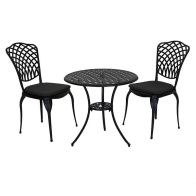 See more information about the Deco Garden Bistro Set by Wensum - 2 Seats Grey Cushions
