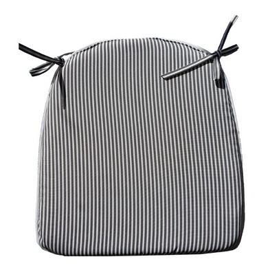 Product photograph of 41x38 Grey Stripe Seat Pad from QD stores