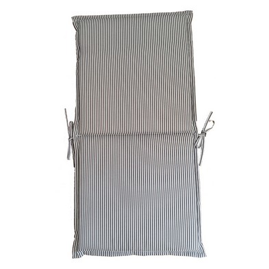 Product photograph of 94x49 Grey Stripe Mid Back Cushion from QD stores