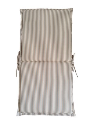 Product photograph of 94x49 Brown Stripe Mid Back Cushion from QD stores