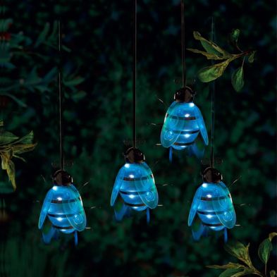 Product photograph of Blue Bee Solar Garden Light Ornament Decoration 6 White Led - 16cm By Bright Garden from QD stores