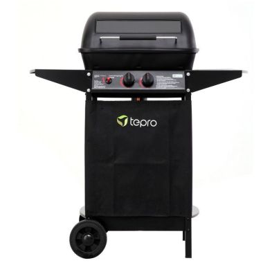 Product photograph of Twin Burner Irvine Lava Garden Gas Bbq By Tepro from QD stores