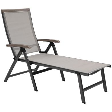 Product photograph of Outsunny Outdoor Folding Sun Lounger from QD stores
