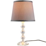 See more information about the Homcom Crystal Glass Bedside Table Lamp Grey