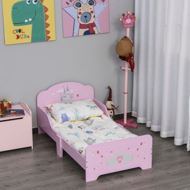 See more information about the Homcom Castle-Designed Kids Single Bed