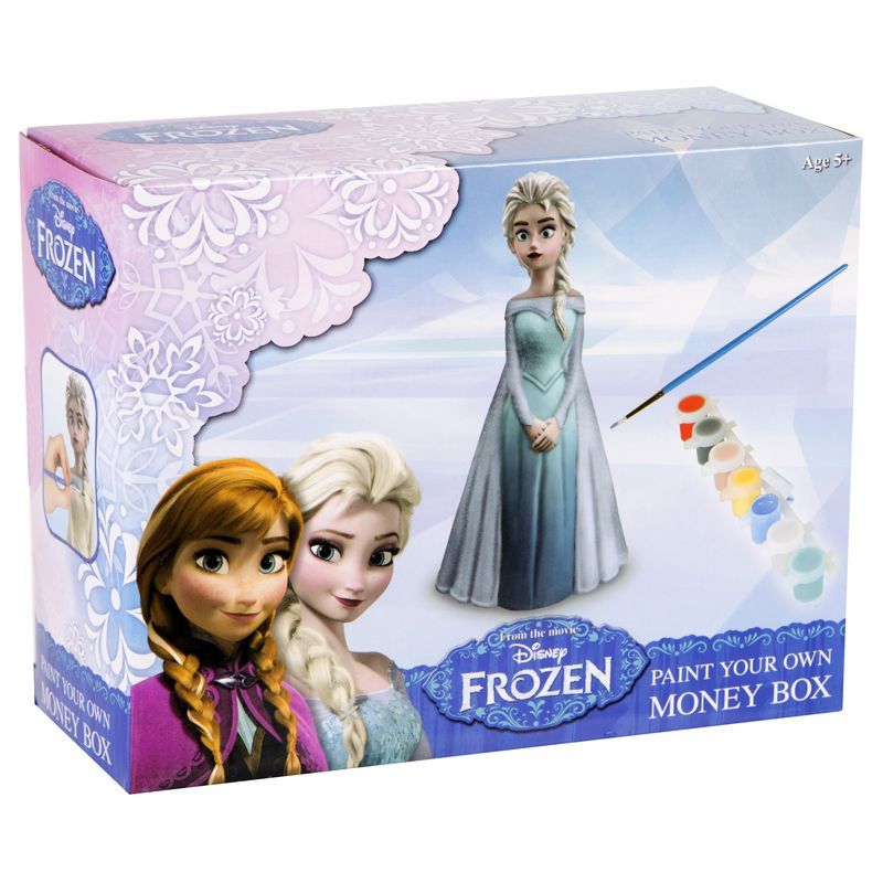 Disney Frozen Paint-Your-Own Money Bank Set