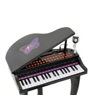 See more information about the Homcom Mini Electronic Piano Withstool-Black
