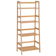 See more information about the Homcom Four-Tier Bamboo Shelving Unit
