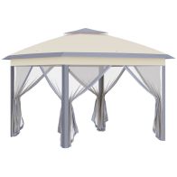 See more information about the Outsunny 330cm x 330cm Pop Up Canopy