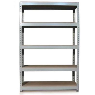 Product photograph of Steel Mdf Shelving Unit 182 5cm - Silver Warehouse Q-rax 90cm By Raven from QD stores