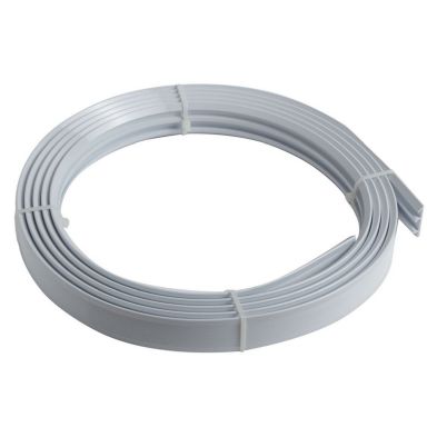 Product photograph of Streamline 500cm Coiled Curtain Track - White from QD stores