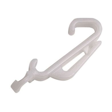 Product photograph of Streamline Glider Curtain Track Hooks White - Pack Of 10 from QD stores