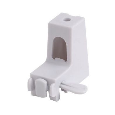 Product photograph of Streamline Keylock Curtain Track Support White - Pack Of 4 from QD stores