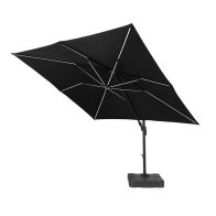 See more information about the Illuminated Cantilever Garden Parasol by Royal Craft - 3 x 3M Grey