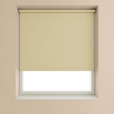 Product photograph of Blackout Roller Blind Taupe - 60cm Width from QD stores