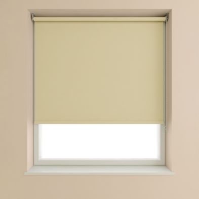 Product photograph of Blackout Roller Blind Taupe - 150cm Width from QD stores