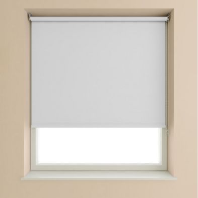 Product photograph of Blackout Roller Blind White - 90cm Width from QD stores