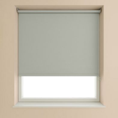 Product photograph of Blackout Roller Blind Light Grey - 60cm Width from QD stores