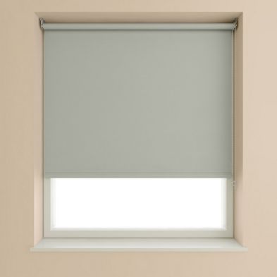 Product photograph of Blackout Roller Blind Light Grey - 90cm Width from QD stores