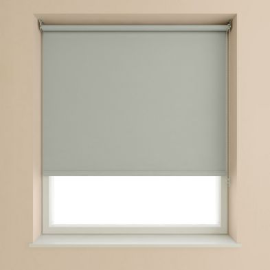 Product photograph of Blackout Roller Blind Light Grey - 150cm Width from QD stores