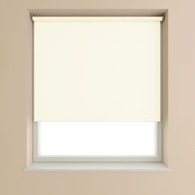 Product photograph of Blackout Roller Blind Cream - 60cm Width from QD stores
