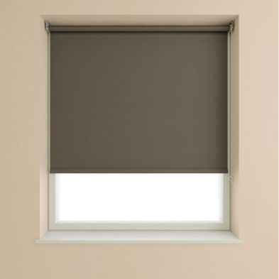 Product photograph of Blackout Roller Blind Chocolate 60cm Width - 175cm Drop from QD stores