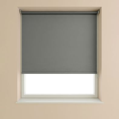 Product photograph of Blackout Roller Blind Slate Grey - 90cm Width from QD stores