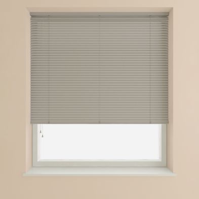 Product photograph of Venetian Blind 25mm Slat Grey - 90cm Width from QD stores