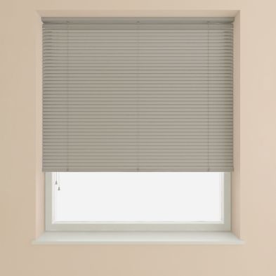 Product photograph of Venetian Blind 25mm Slat Grey - 105cm Width from QD stores