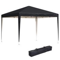 See more information about the Outsunny 3 x 3 meter Garden Heavy Duty Pop Up Gazebo Marquee Party Tent Folding Wedding Canopy-Black