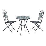 See more information about the Outsunny 3Pcs Bistro Set